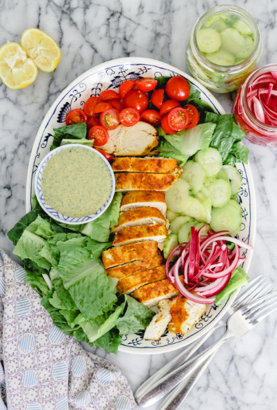 Easy Chicken Shawarma Salad: Yogurt-Marinated & Flavor-Packed