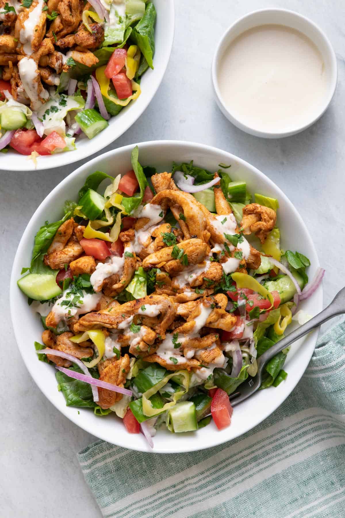 Homemade Chicken Shawarma Salad: Spice-Packed & Perfectly Balanced